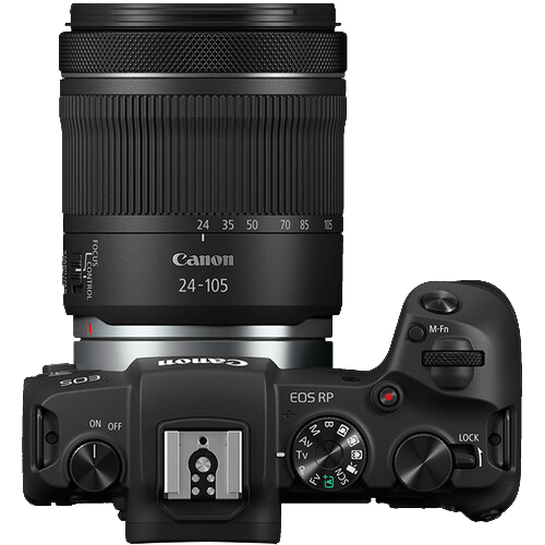 Canon EOS RP Hire Top View